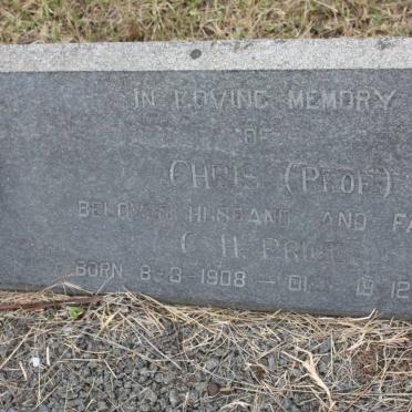 PRICE Chris. 1908-1974