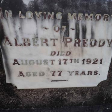 PREDDY Albert -1921
