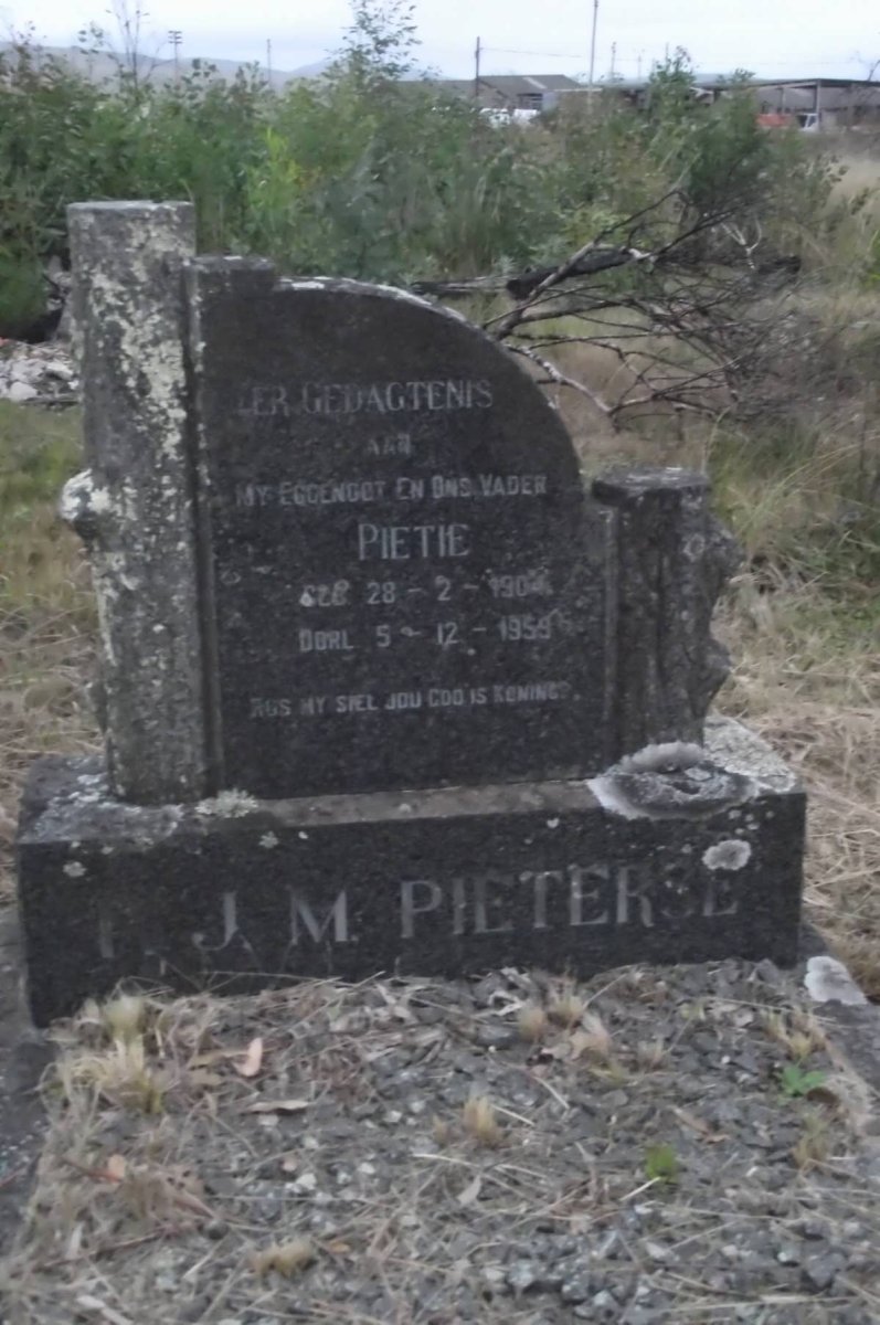 PIETERSE J.M. 1904-1959