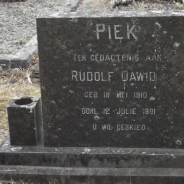 PIEK Rudolf Dawid 1910-1991