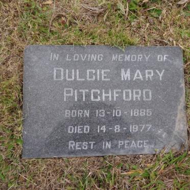 PITCHFORD Dulcie Mary 1885-1977