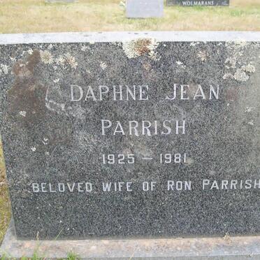 PARRISH Daphne Jean 1925-1981