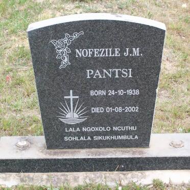 PANTSI Nofezile J.M. 1938-2002