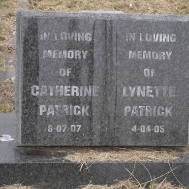 PATRICK Catherine -??07 :: PATRICK Lynette -??05