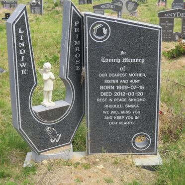 QOBE Lindiwe Primrose 1969-2012