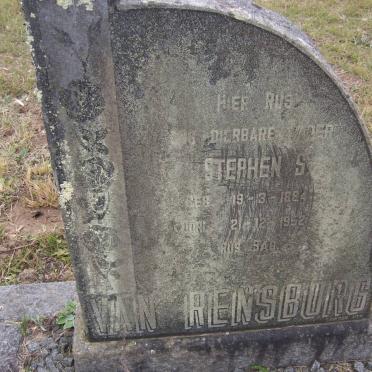 RENSBURG Stephan S.,van 1894-1952