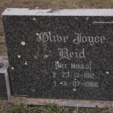 REID Olive Joyce nee MOULD 1912-1996