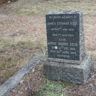 REID James Thomas 1851-1930 &amp; Annie Maria 1860-1946