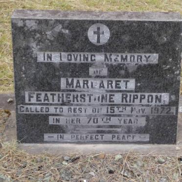 RIPPON Margaret Featherstone -1972