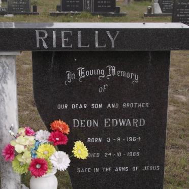 RIELLY Deon Edward 1964-1986