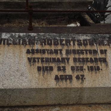 ROBERTSON William -1918
