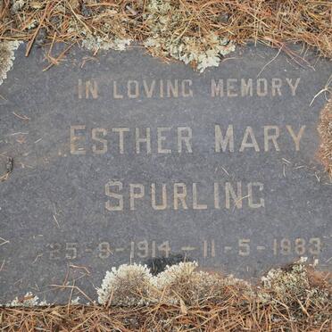 SPURLING Esther Mary 1914-1983