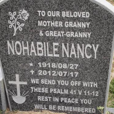 SANKOBE Nohabile Nancy 1918-2012