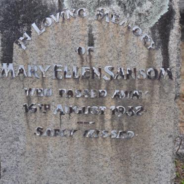 SANSOM Mary Ellen -1932