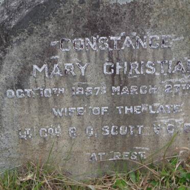 SCOTT Constance Mary Christian 1857-1951