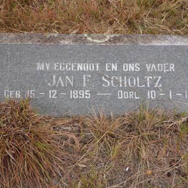 SCHOLTZ Jan F. 1895-1963 &amp; Elizabeth H. 1900-1970