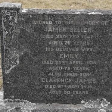 SELLER James -1942 &amp; Emily -1938 :: SELLER Clarence James -1937