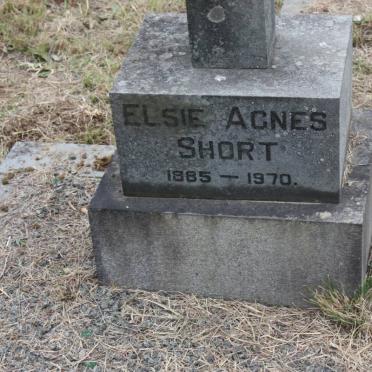 SHORT Elsie Agnes 1885-1970
