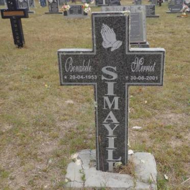 SIMAYILE Bonakele Herriot 1953-2001