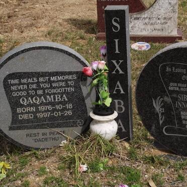 SIXABA Qaqamba 1976-1997 &amp; Sibongile Innocentia 1975-2010