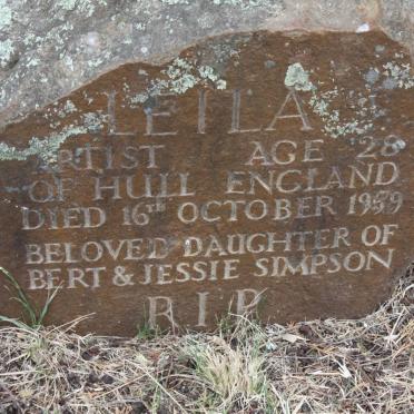 SIMPSON Leila P. -1959