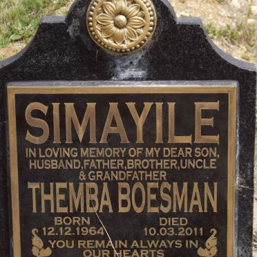 SIMAYILE Themba Boesman 1964-2011