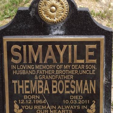 SIMAYILE Themba Boesman 1964-2011