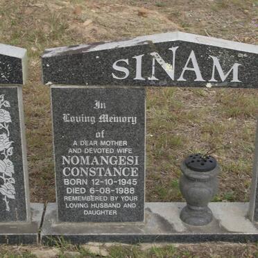 SINAM Nomangesi Constance 1945-1988