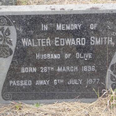 SMITH Walter Edward 1896-1977