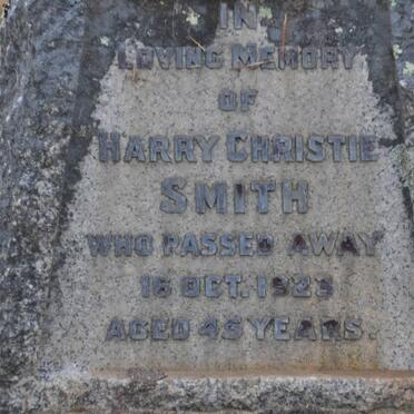 SMITH Harry Christie -1923