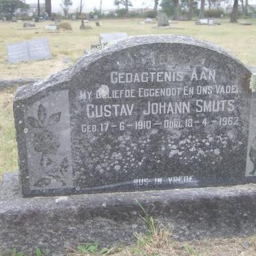 SMUTS Gustav Johann 1910-1962