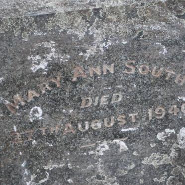 SOUTH Mary Ann -1940