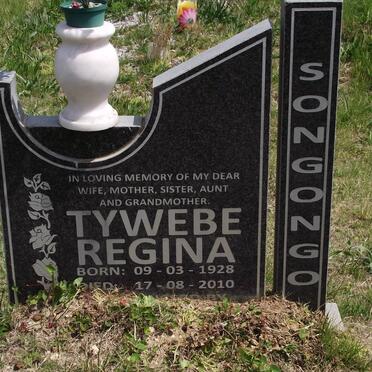 SONGONGO Tywebe Regina 1928-2010