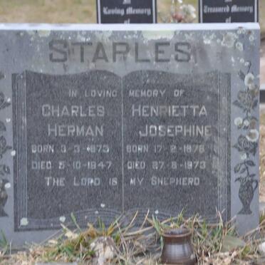 STAPLES Charles Herman 1873-1947 &amp; Henrietta Josephine 1876-1973