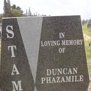 STAMPER Duncan Phazamile 1955-2010