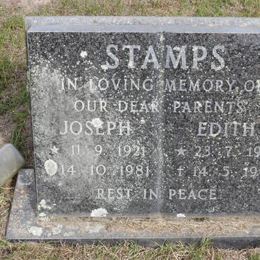 STAMPS Joseph 1921-1981 &amp; Edith 1921-1982