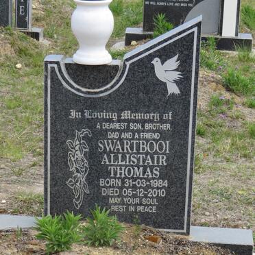 SWARTBOOI Allistair Thomas 1984-2010