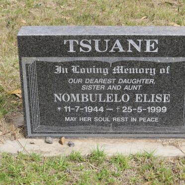 TSUANE Nombulelo Elise 1944-1999