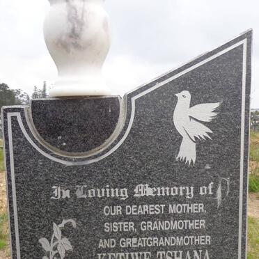 TSHANA Ketiwe 1908-2012