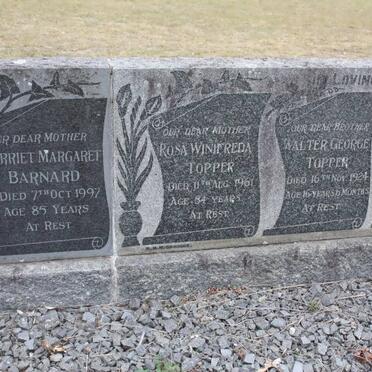 TOPPER Edward William  -1949 &amp; Rosa Winifreda  -1961 :: TOPPER Walter George -1924