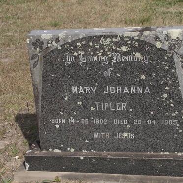 TIPLER Mary Johanna 1902-1985
