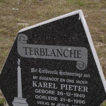 TERBLANCHE Karel Pieter 1949-1996