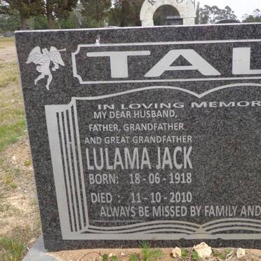 TALI Lulama Jack 1918-2010