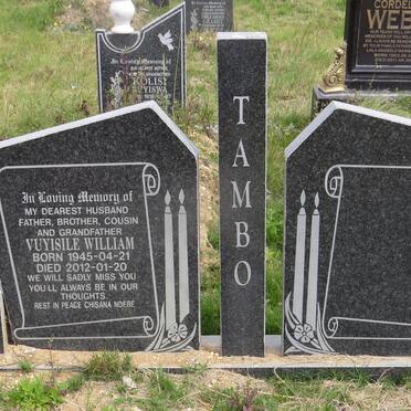 TAMBO Vuyisile William 1945-2012