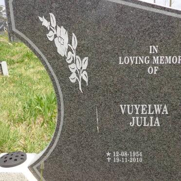 VUYELWA Julia 1954-2010