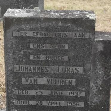 VUUREN Johannes Lukas, van 1937-1956
