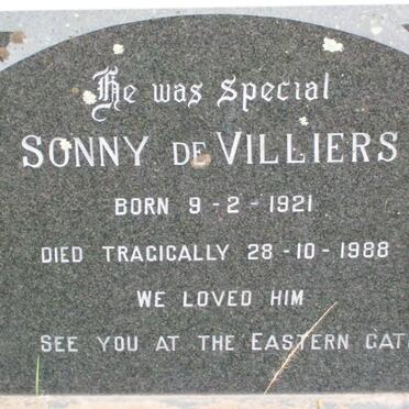 VILLIERS Sonny, de 1921-1988