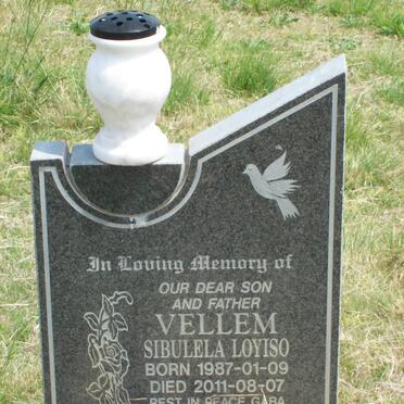 VELLEM Sibulela Loyiso 1987-2011