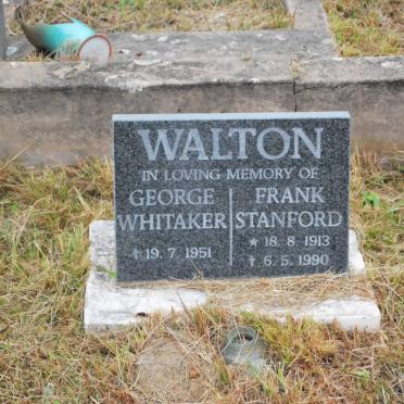 WALTON George Whitaker -1951 :: WALTON Frank Stanford 1913-1990