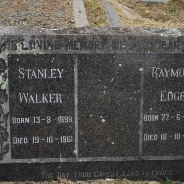 WALKER Stanley 1899-1961 :: EDGE Raymond 1930-1953